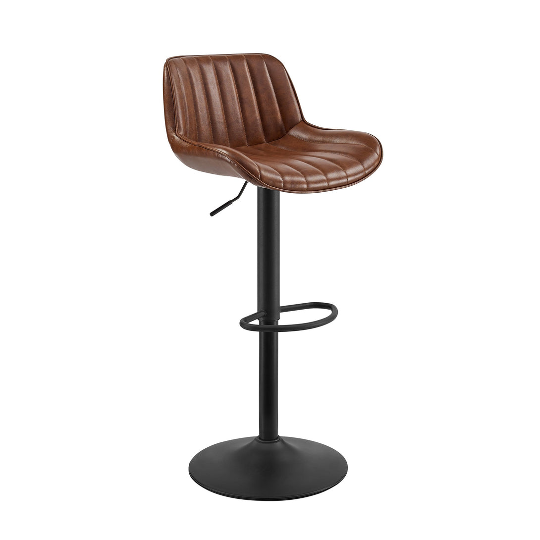 leather bar stools with backs