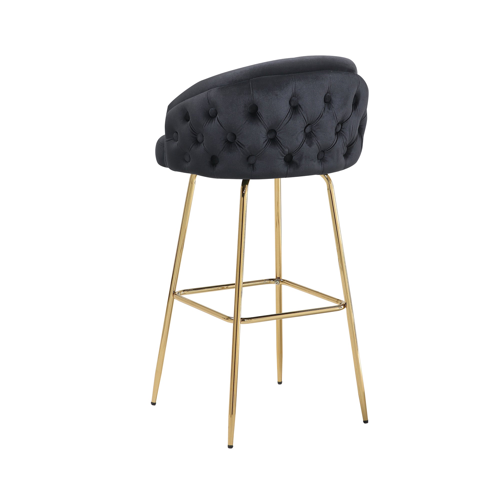 Velvet shell bar discount stool