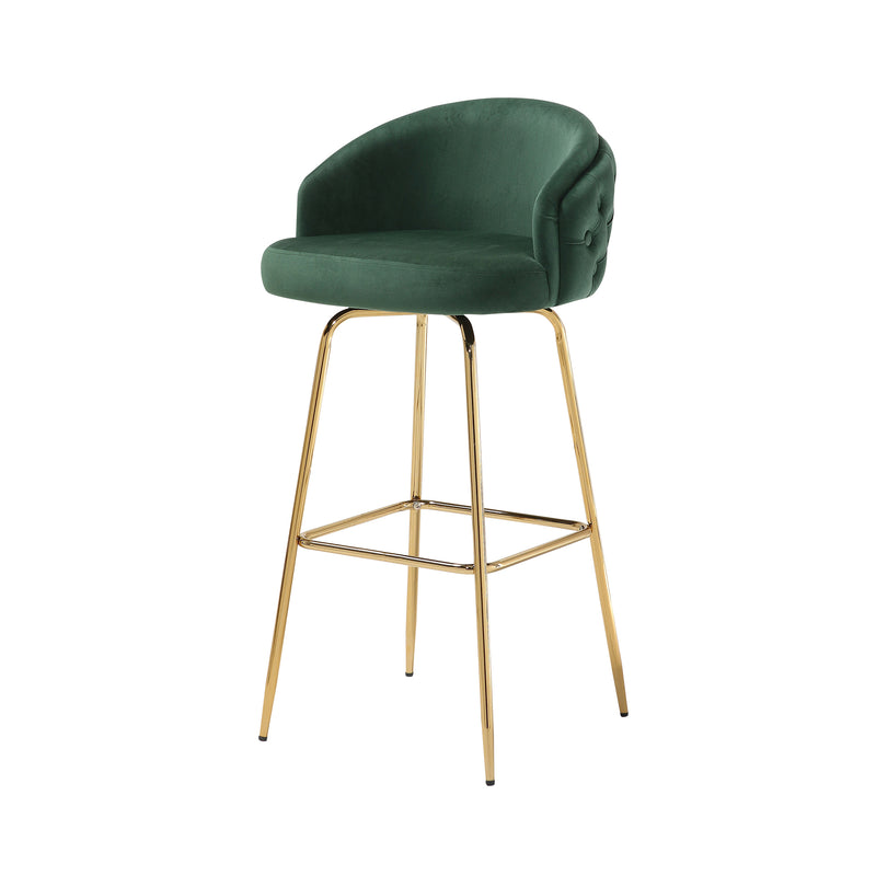 Velvet Swivel Bar Stool | Art Leon