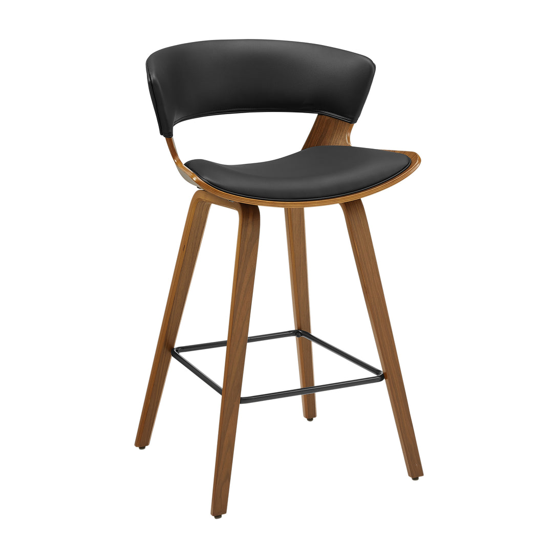 black wood bar stools