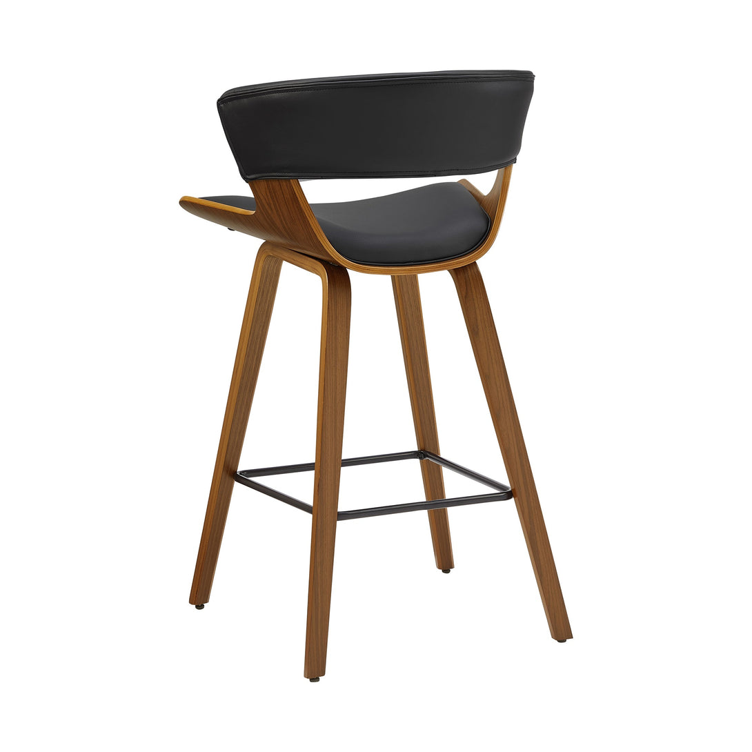 black wood bar stools