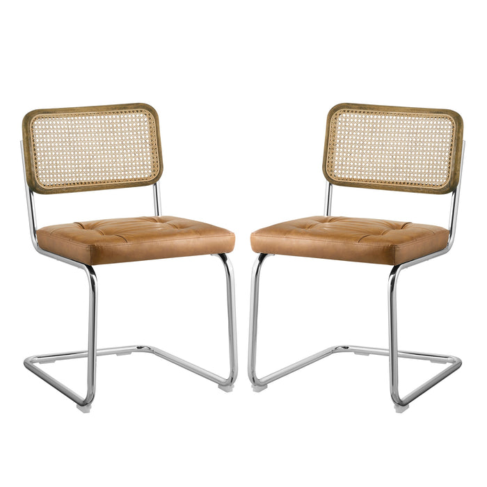 Rattan&Oak Dining Chair | Art Leon