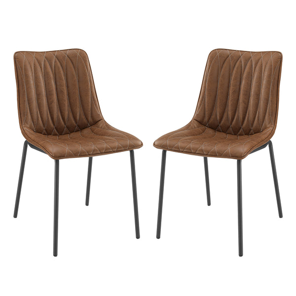 Swivel Bar Stool Leaf-shaped Stitching | Art Leon