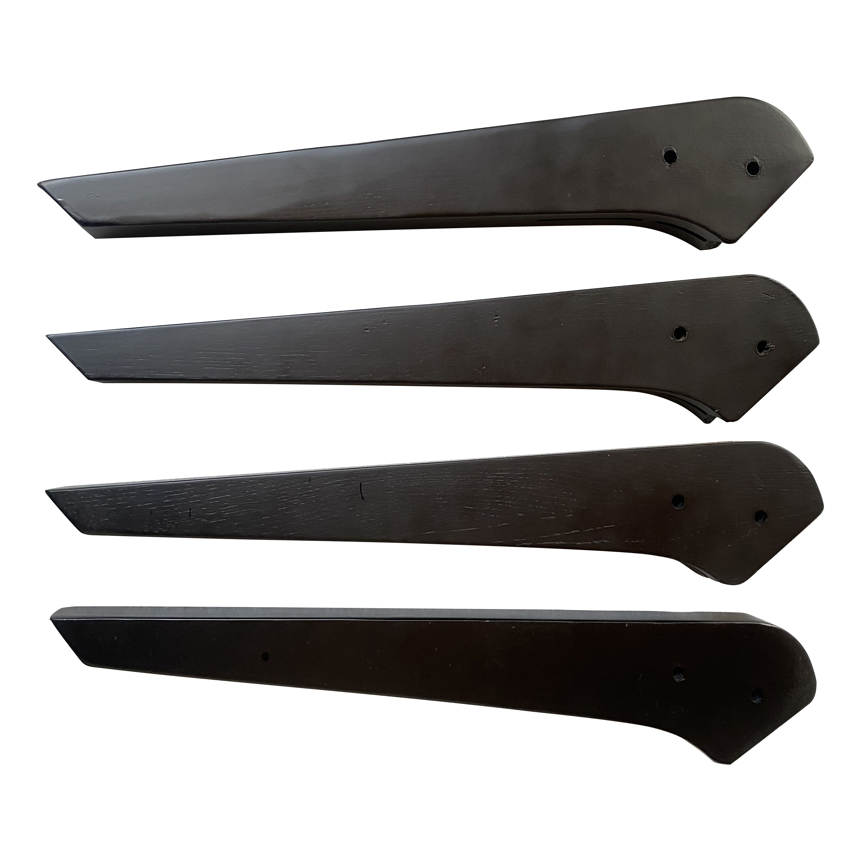 Art Leon Black Oak Wooden Legs