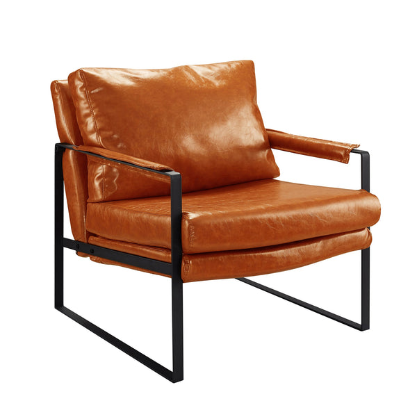 [Resale] Art Leon Lounge Chair, Black Metal Frame