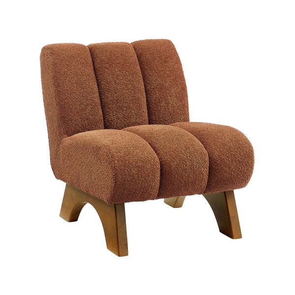 [Resale] Art Leon Modern Accent Chair, Sherpa Upholstery