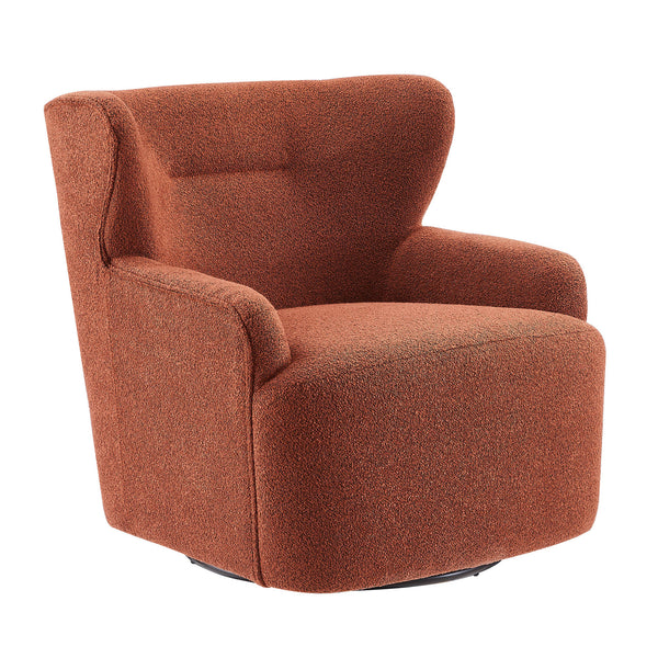 Art Leon Relaxing Accent Chair with 360-Degree Swivel Base