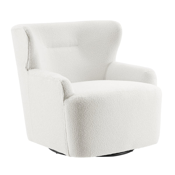 Art Leon Relaxing Accent Chair with 360-Degree Swivel Base