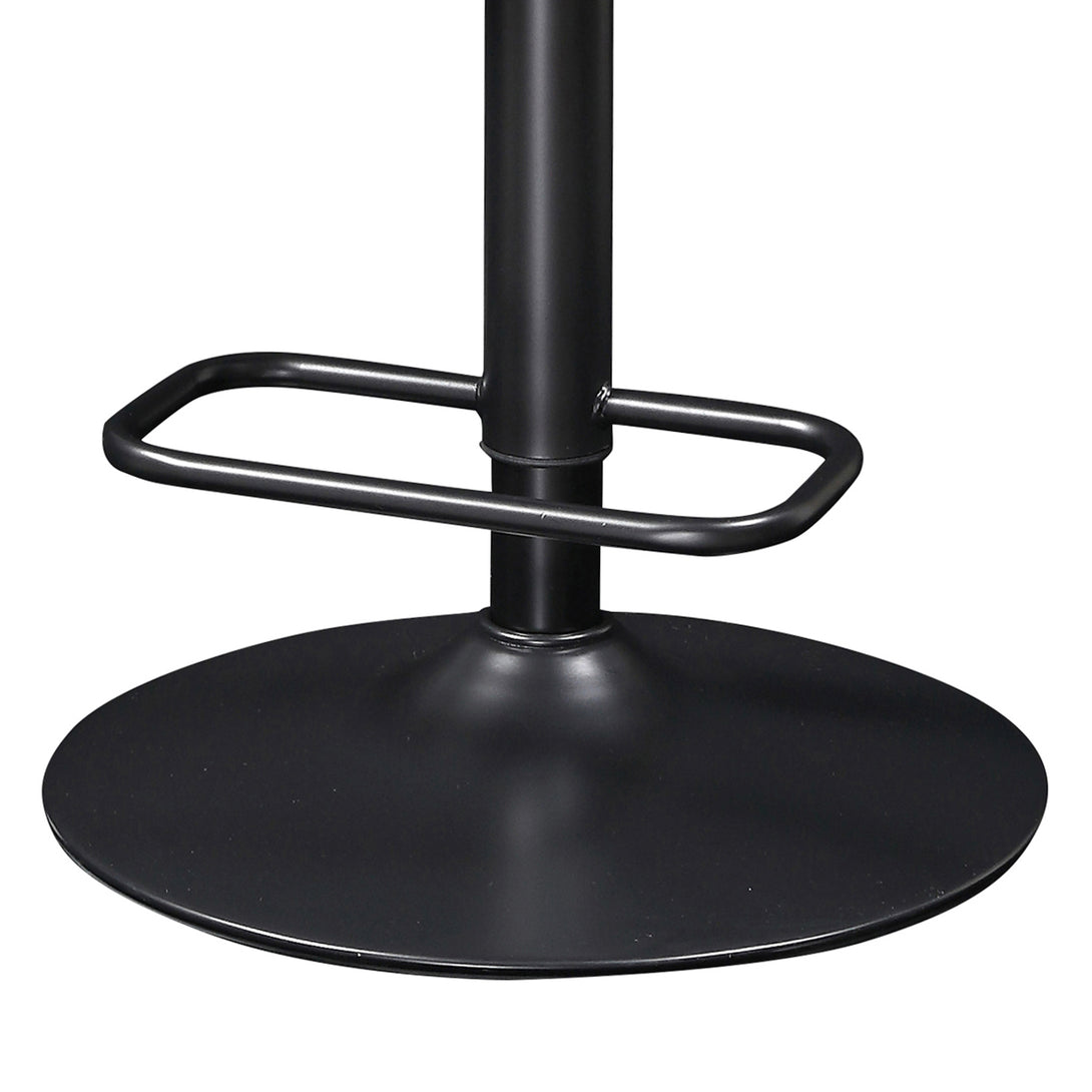 black adjustable bar stools