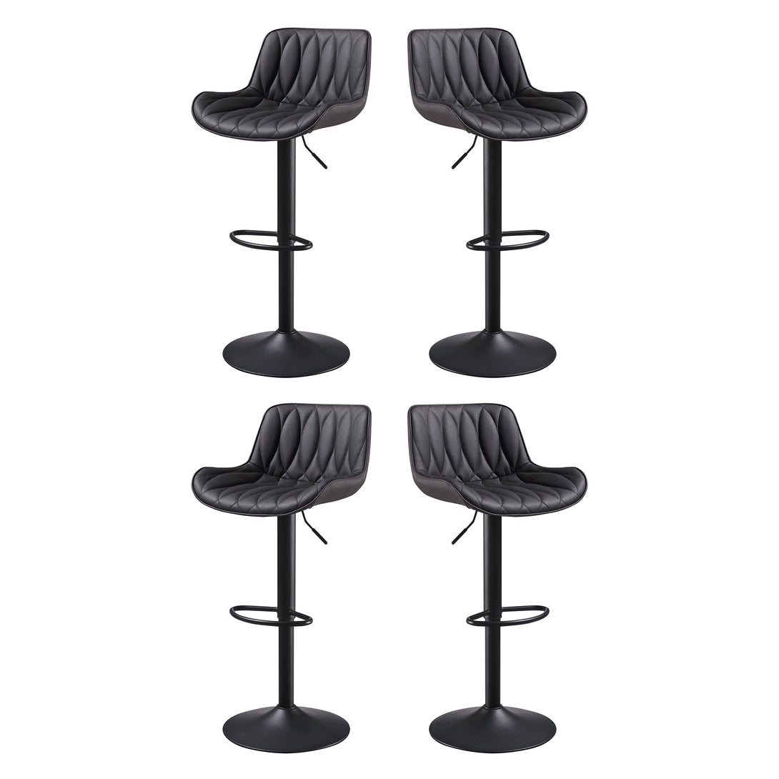 leather bar stools set of 4