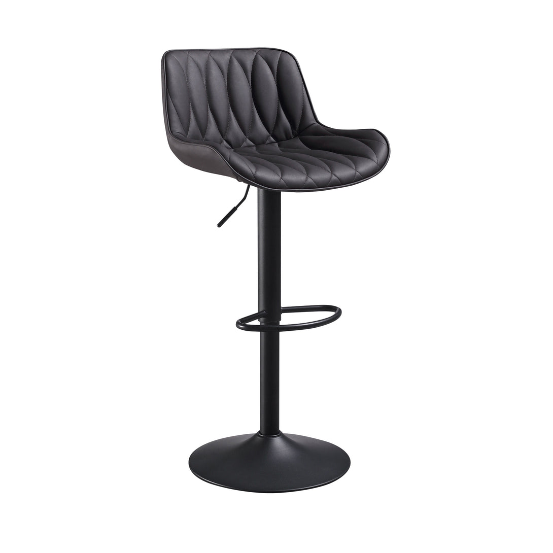 leather swivel bar stool