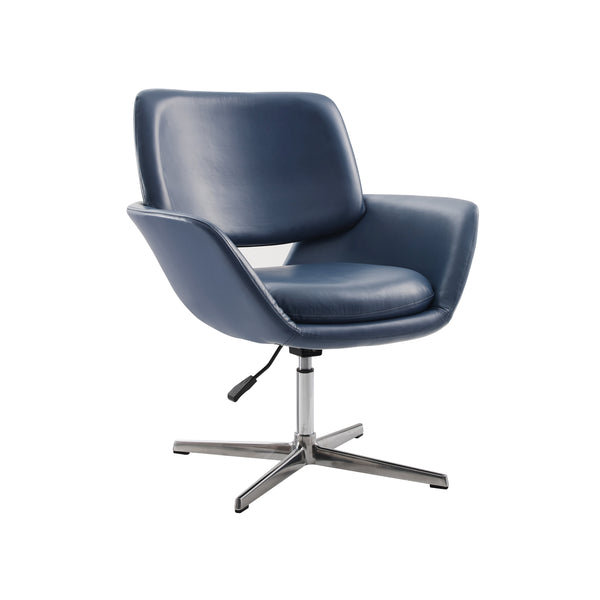 [Resale] Art Leon Genuine Leather Accent Chair, No Wheels, Armchair
